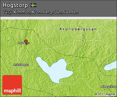 Physical 3D Map of Högstorp