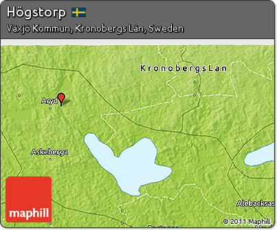 Physical 3D Map of Högstorp