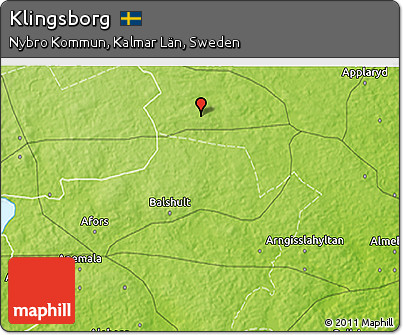 Physical 3D Map of Klingsborg