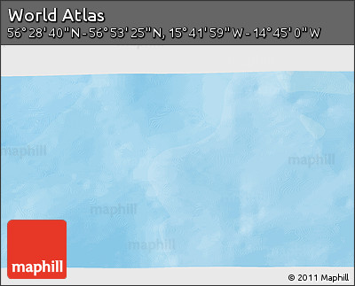 Political 3D Map of the Area around 56° 41' 3" N, 15° 13' 29" W