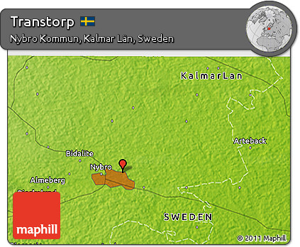 Physical 3D Map of Transtorp