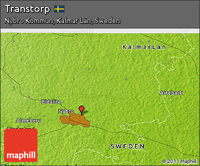 Physical 3D Map of Transtorp