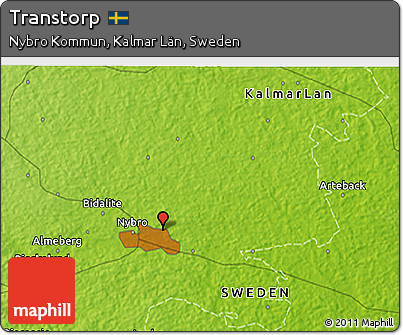 Physical 3D Map of Transtorp
