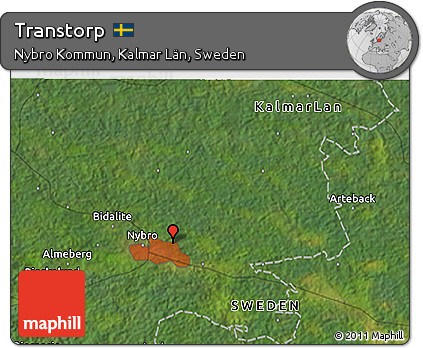 Satellite 3D Map of Transtorp
