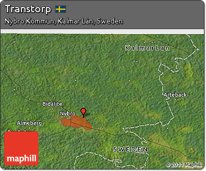 Satellite 3D Map of Transtorp