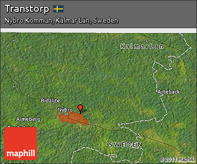 Satellite 3D Map of Transtorp