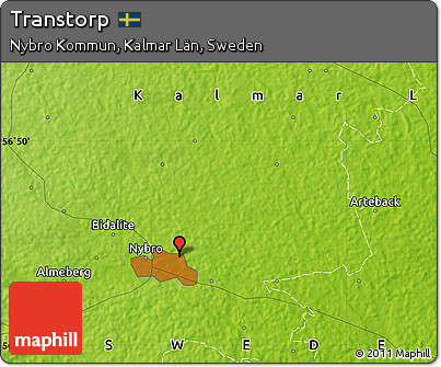 Physical Map of Transtorp