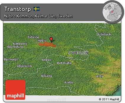 Satellite Panoramic Map of Transtorp