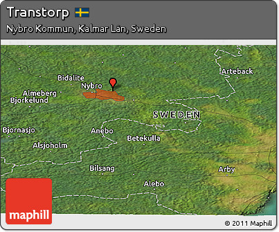 Satellite Panoramic Map of Transtorp
