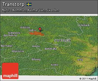 Satellite Panoramic Map of Transtorp