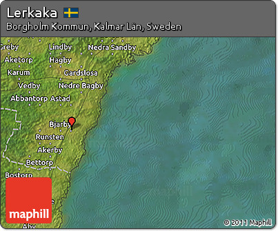 Satellite 3D Map of Lerkaka