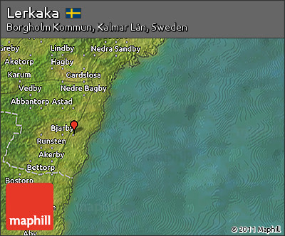 Satellite 3D Map of Lerkaka