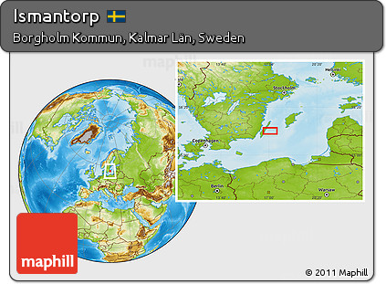 Physical Location Map of Ismantorp