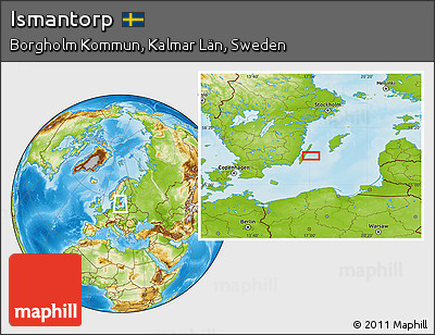 Physical Location Map of Ismantorp