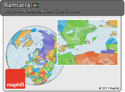 Political Location Map of Ramsätra