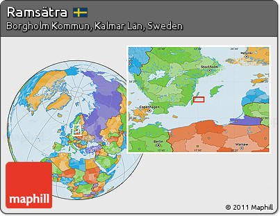 Political Location Map of Ramsätra