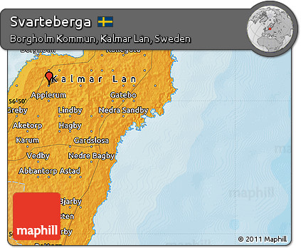 Political Map of Svarteberga