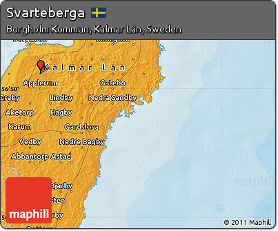 Political Map of Svarteberga