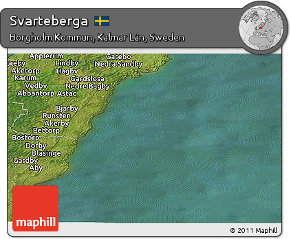 Satellite Panoramic Map of Svarteberga