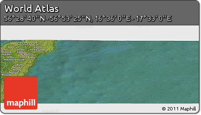 Satellite Panoramic Map of the Area around 56° 41' 3" N, 17° 4' 30" E