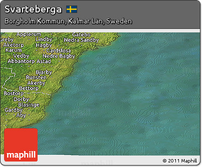 Satellite Panoramic Map of Svarteberga