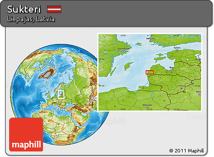 Physical Location Map of Sukteri