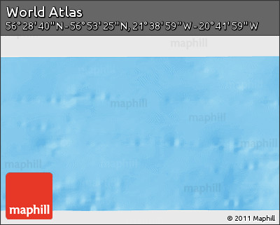 Political 3D Map of the Area around 56° 41' 3" N, 21° 10' 29" W