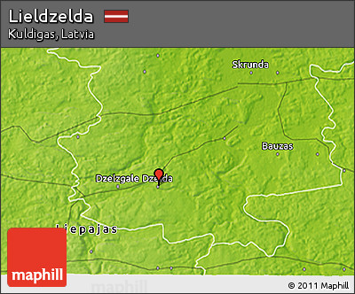 Physical 3D Map of Lieldzelda
