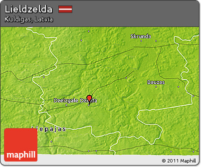 Physical 3D Map of Lieldzelda
