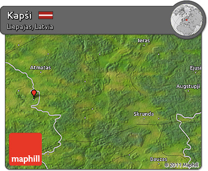 Satellite 3D Map of Kapši