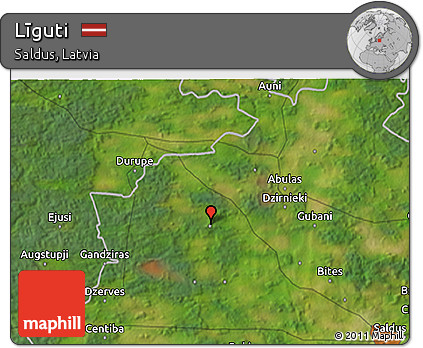 Satellite 3D Map of Līguti
