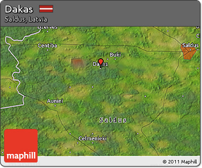 Satellite 3D Map of Dakas