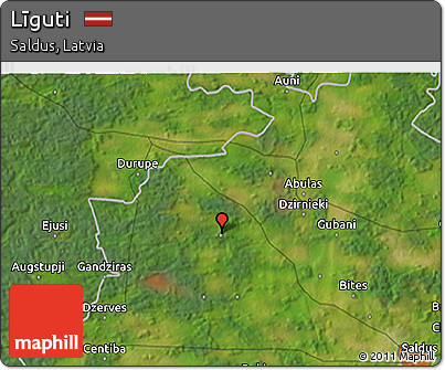 Satellite 3D Map of Līguti