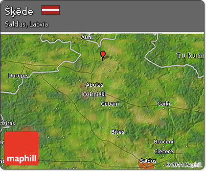 Satellite 3D Map of Šķēde