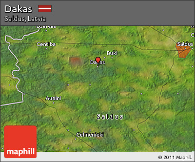 Satellite 3D Map of Dakas