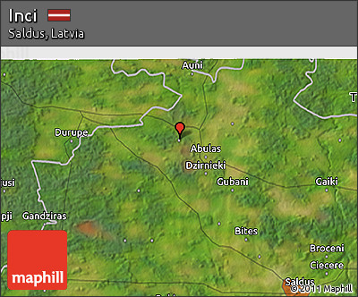Satellite 3D Map of Inci