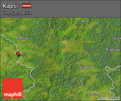 Satellite 3D Map of Kapši