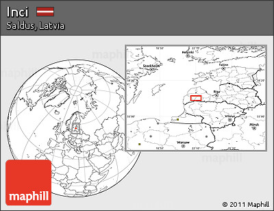 Blank Location Map of Inci
