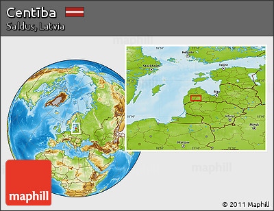Physical Location Map of Centība