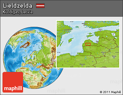 Physical Location Map of Lieldzelda