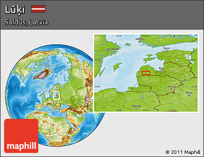Physical Location Map of Lūķi