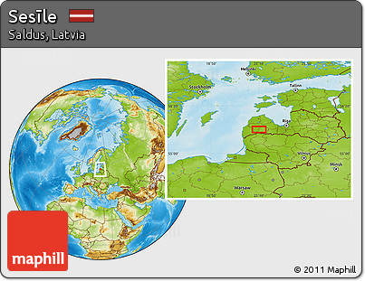 Physical Location Map of Sesīle
