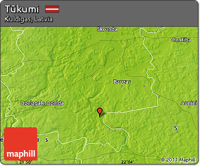 Physical Map of Tūkumi