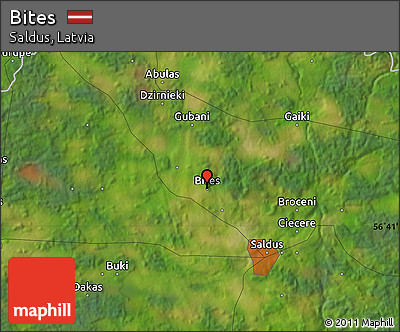 Satellite Map of Bites