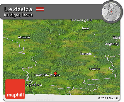 Satellite Panoramic Map of Lieldzelda
