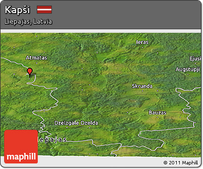 Satellite Panoramic Map of Kapši