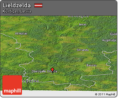 Satellite Panoramic Map of Lieldzelda