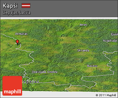 Satellite Panoramic Map of Kapši