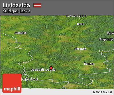 Satellite Panoramic Map of Lieldzelda