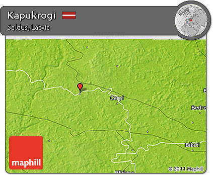 Physical 3D Map of Kapukrogi